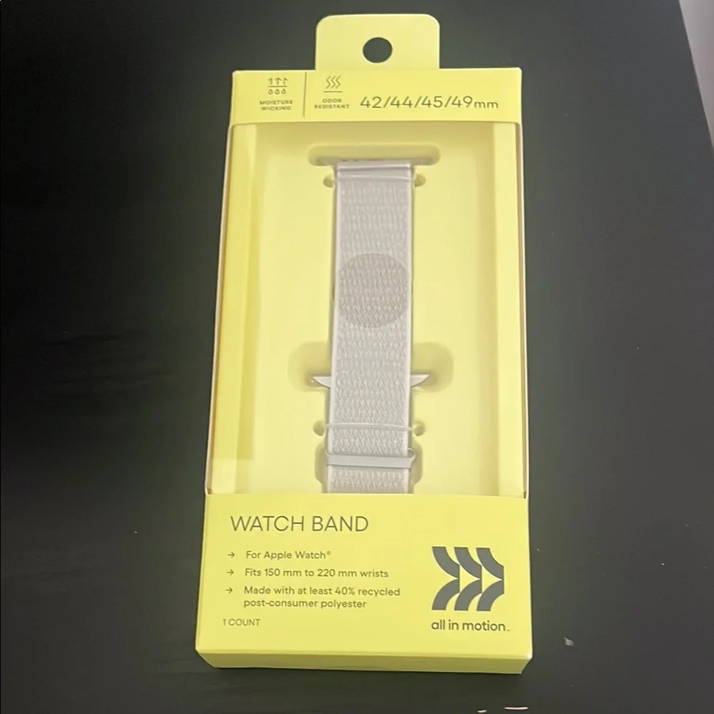 All in Motion Gray Watch Band for Apple Watch 42/44/45/49mm